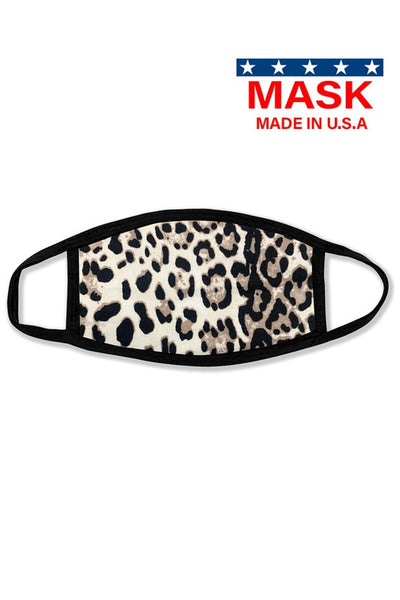 Fashion Face Mask Leopard Print