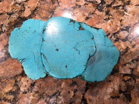 Turquoise Slab Belt Buckle