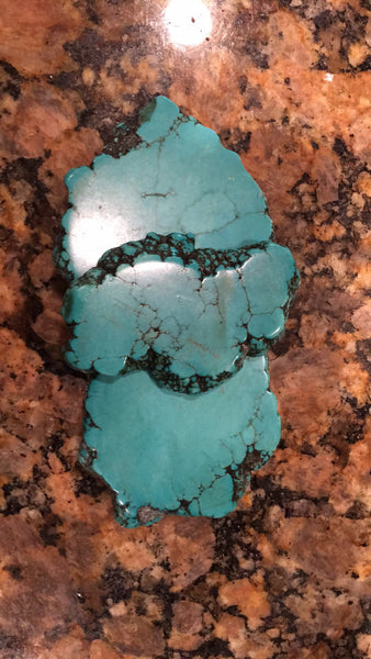 Turquoise Slab Belt Buckle