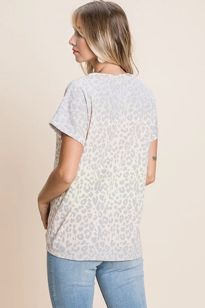 Pastel Leopard tee
